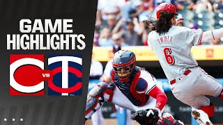 Reds vs Twins Game Highlights 91524  MLB Highlights [upl. by Bass]