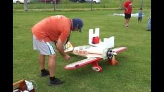 RC BH Gilmore with ASP FS 400 Radial Engine [upl. by Eeima]