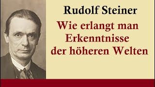 Rudolf Steiner  WE 3042 II1 Die Vorbereitung [upl. by Nelehyram270]