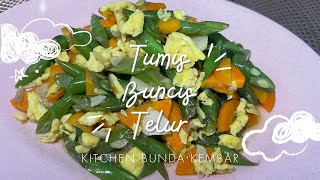 Bikin Nagih amp Enak Banget  Resep Tumis Buncis Telur [upl. by Idissac810]