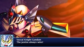 Super Robot Wars BX  Vassal Knight Gundam All Attacks English Subs [upl. by Jemena119]