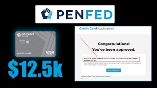 12500 Approval With Penfed Credit Union amp Fresh Data Points [upl. by Ymorej]