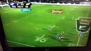 Amazing New Zealand Try vs France 2013 [upl. by Yuri]