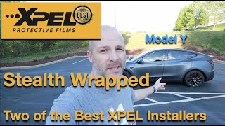 My Stealth Model Y  Xpel Wrap By The Best [upl. by Madeline]