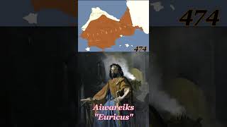 Eurico history godos edadmedia reconquista [upl. by Sorgalim]