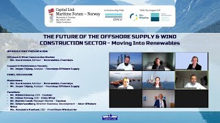 2021 Capital Link Maritime Forum  Norway The Future of Offshore Supply amp Wind Construction [upl. by Joellen69]