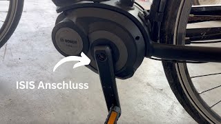 EBike Kurbel abziehen Bosch Motor  EBike Pedale wechseln [upl. by Vachell]