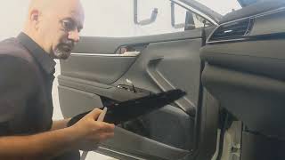 2022 Toyota Camry front door trim removal [upl. by Octavie284]