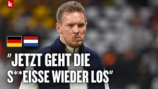 Nagelsmann lobt Sané und macht NichtNominierten wenig Hoffnung  Deutschland  Niederlande 21 [upl. by Taite]