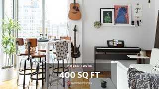 Raechels Minimalist Apartment In Hells Kitchen  House Tour  Apartment Therapy [upl. by Viglione]