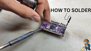 HOW TO SOLDER  HEADER PINS On Raspberry Pi Arduino Etc [upl. by Elda]