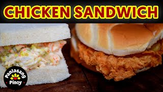 Crispy Chicken Sandwich and Chicken Sandwich Spread [upl. by Consalve937]