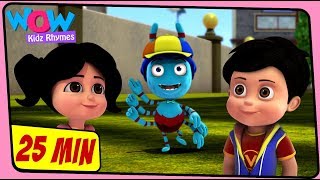 Itsy Bitsy Spider  English Rhymes for Kids  English Songs  Vir the robot boy [upl. by Ahseekat225]