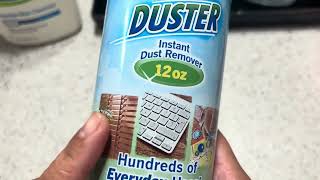 Dust Off Compressed Gas Duster Single 12 oz  Product Review [upl. by Relyhs184]