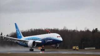 787 Dreamliner first flight [upl. by Risley]