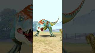 TRex Dinosaur took Revenge from Raptor Dinosaur [upl. by Nomor]