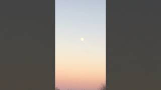 Moon in Neepawa Manitoba Canada [upl. by Syverson11]