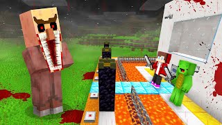 JJ amp Mikey Security House vs SCARY VILLAGER in Minecraft  Maizen [upl. by Priscilla]