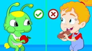 🔴Alimentación saludable para niños con Groovy el Marciano videos educativos [upl. by Bear381]