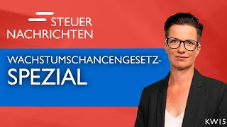 Wachstumschancengesetz SPEZIAL  Steuernachrichten Update 1524 [upl. by Landel609]