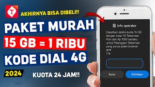 PAKET INTERNET MURAH 15 GB CUMA Rp1000‼️ Cara Tukar Poin Telkomsel 2024 Dengan Kode Dial Terbaru [upl. by Breed666]