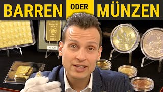 Goldbarren oder Goldmünzen – DIE QUAL DER WAHL [upl. by Constant862]