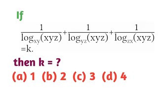 An Imp Question on Logarithm Olympiad Maths  Prof B Dash Sir mathematicswithme1396 [upl. by Niatirb]