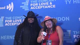 Voice Winner Asher HaVon at The Concert for Love and Acceptance during CMA Fest [upl. by Naoh629]