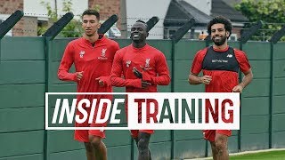 Inside Training Salah amp Mane return for preseason training lactate testing and basketball [upl. by Terrej]