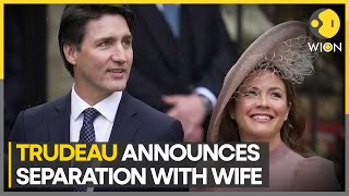 Candian PM Justin Trudeau and Sophie Trudeau breakup after 18 years  Latest World News  WION [upl. by Leddy]