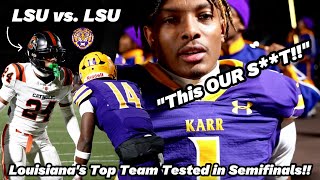 Louisiana’s Top Team FINALLY Tested in Semis  No 1 Edna Karr vs No 4 CatholicBR FULL GAME [upl. by Gil544]