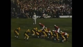 1940s Green Bay Packers vs Chicago Cardinals COLOR Home Movie [upl. by Cini]