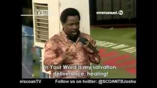 TB Joshua Powerful Prayer 30092012 [upl. by Annaesor]