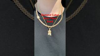 Diamond Cuban amp Jesus Piece Set🔥 Miami Gold Link Chain•Jewelry Unlimited gold jesus ice If amp Co [upl. by Olegna]