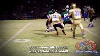 11114 Konawaena vs Hilo Highlights Alumni Football USA [upl. by Biel]