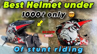 Best Helmet under 1000₹ only  MTB freestyle riding 🤯 [upl. by Addis]