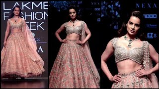 Manikarnika On the Ramp LIVE  Kangana Ranaut  Lakme Fashion Week 2019  FULL VIDEO [upl. by Chemaram]