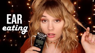 ASMR TASCAM EAR EATING EAR LICKING TONGUE FLUTTERS amp more [upl. by Pogah]