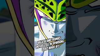 WHAT IF VEGETA AND TRUNKS VS CELL IN DRAGON BALL SPARKING ZERO [upl. by Ettezil480]