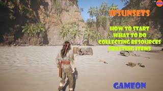 IFSUNSETS Demo  Survival Horror  Game Release Q1 2024  How to Start Resources Crafting  GameOn [upl. by Erdreid]