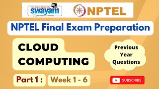 NPTEL Cloud Computing Previous Year Questions  Part 1  Swayam  2023 [upl. by Pentheas939]