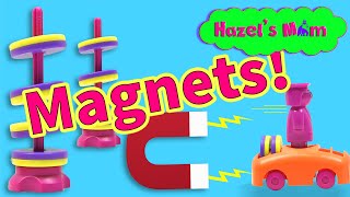 Fun with Magnets for Kids Levitating Magnets and cool magnet science tricks [upl. by Nabois]