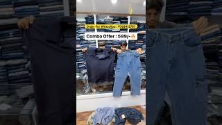 Baggy Jeans or Shirt Combo Rs 599🔥 Combo Offer shorts combo baggy shirt trending viral [upl. by Nogaem11]