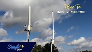 How to increase your routers WiFi signal using high power antennas 24Ghz5Ghz [upl. by Pelage425]