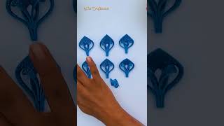 Excellent Christmas Snowflakes Tutorial With Glitter Foam shorts [upl. by Medovich]