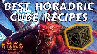 Best Horadric Cube Recipes  Diablo 2 Resurrected [upl. by Eenhpad]