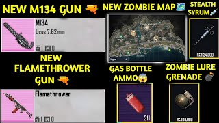 METRO ROYALE CHAPTER 21  NEW M134 amp FLAMETHROWER🔫 ZOMBIE MAP🗺️ STEALTH SYRUM💉 ZOMBIE LURE GRANDE 💣 [upl. by Lezley]