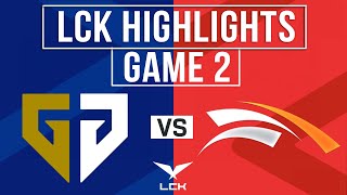 GEN vs HLE Highlights Game 2  LCK 2024 Spring  GenG vs Hanwha Life Esports [upl. by Jeffery78]