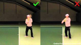 One Handed Backhand Develop A Straight Hitting Arm [upl. by Yoho]