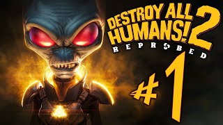 Destroy All Humans 2 Reprobed  Parte 1 Crypto o Escolhido  Xbox Series X  Playthrough 4K [upl. by Nuawaj]